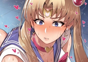 [セーラームーン][エロ画像]月野うさぎに勃起した肉棒を突き付けたよ♪