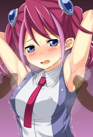 [遊戯王][エロ画像]柊柚子のエッチな脇に反り立つチ○コを擦りつけたよ♪