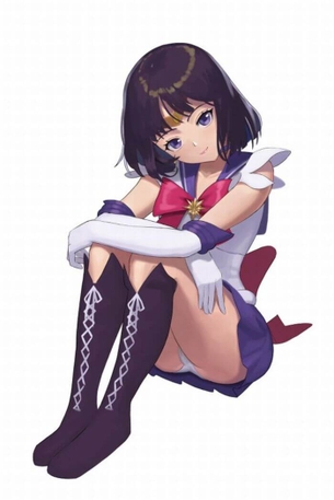 [セーラームーン][エロ画像]セーラーサターンのパンチラを盗撮したよ♪