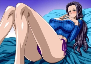 [ONEPIECE][エロ画像]ニコ・ロビンのパンツをめくって中出ししたよ♪