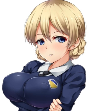 [ガルパン][エロ画像]ダージリンのおっぱいを自尊心を忘れて揉み倒したよ♪