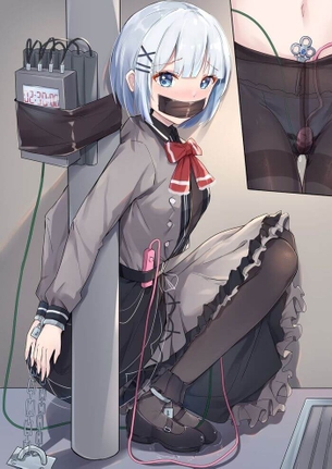 [たんもし][エロ画像]シエスタを手錠で拘束してマ○コを振動させたよ♪
