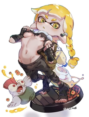 【エロ画像】3号とエッチする妄想をしたときにありがちな展開！(スプラトゥーン)