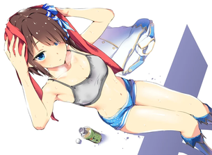 あー！スポーツブラ！スポブラがえっち過ぎて女子アスリートをエロい目でしか見られないのは仕方ないよね？