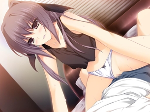 騎乗位で腰振りまくりな女の子たちの二次エロ画像！