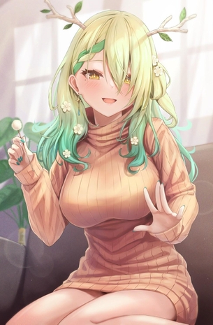 【非・微エロ】木曜日の緑髪美少女画像まとめ　その１６５
