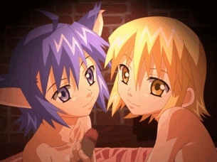 けもの娘と女の子の夜の営み