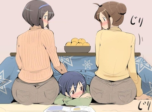 【日本の冬】コタツとみかんの二次画像
