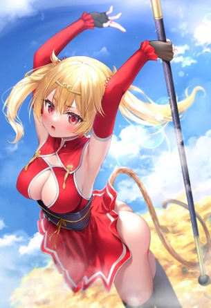 【非・微エロ】ノーパンっぽい女の子の二次画像詰め合わせ