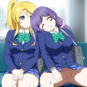 [ラブライブ!][エロ画像]東條希のナチュラルなノーパン(パイパン)姿がチ〇コにきたよ♪