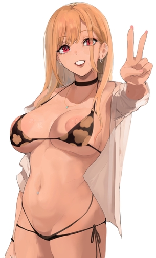 【画像】エロすぎる褐色肌の、ギャル系女の子イラストまとめ