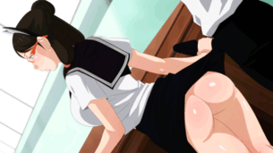 ちょこヌきブラバスター学園～猫耳委員長編～ BraBusterSystem gif animated