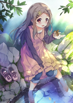 【ヤマノススメ】青羽ここなのがっつりむしゃぶりつきたいおっぱいエロ画像で即抜き！