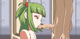 不機嫌ないちごちゃん‐ゲームセンターのあのこたち‐ 三久ら木商会 gif animated