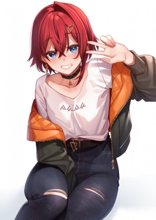 【二次】赤髪女子画像　その２２