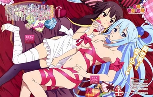 【裸エプロン】定番な裸エプロン姿の女の子の二次元エロ画像＆イラスト Part17