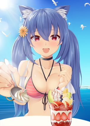 【非・微エロ】水曜日の青髪美少女画像まとめ　その５３