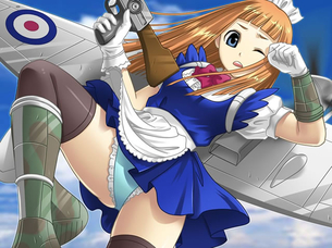 戦う武器もった格好いい女の子の画像色々