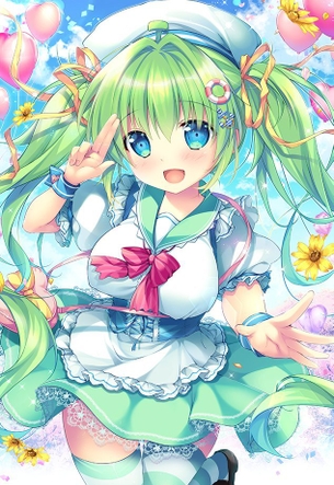 【非・微エロ】木曜日の緑髪美少女画像まとめ　その５２