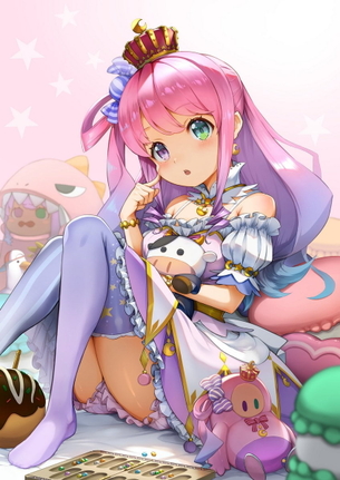 【ホロ】お姫様ドレスが可愛いすぎる、姫森ルーナちゃんの初期衣装画像