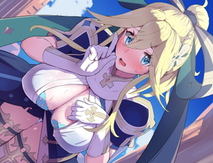 【二次】前かがみポーズで胸とお尻を強調してる女の子のエロ画像 Part５０