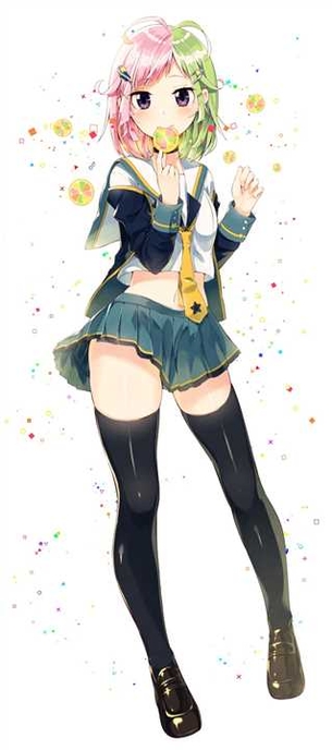 【ニーソ】ぴちぴちのニーソが似合う女の子の二次元エロ画像＆イラスト Part30