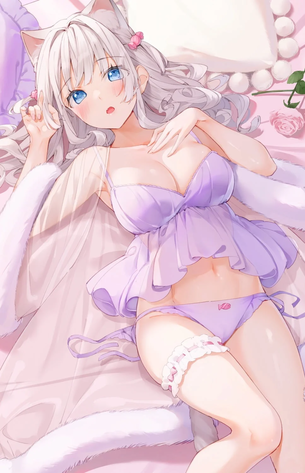 下着姿の女の子がとっても可愛くてニヤニヤしちゃう二次元エロ画像