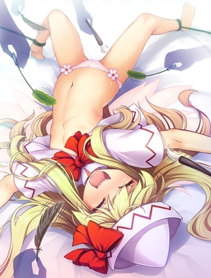 拘束されて敏感なところをくすぐられまり悶絶する女の子！　その７