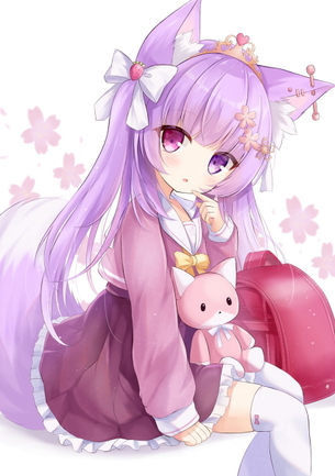 【非・微エロ】日曜日の紫髪美少女画像まとめ　その１２１