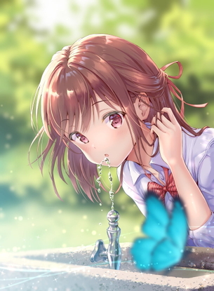 【非・微エロ】土曜日の茶髪美少女画像まとめ　その６６