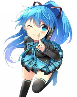 【非・微エロ】水曜日の青髪美少女画像まとめ　その６８