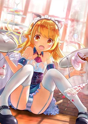 【ガーターベルト】色気たっぷりな下着姿の女の子の二次元エロ画像＆イラスト Part49