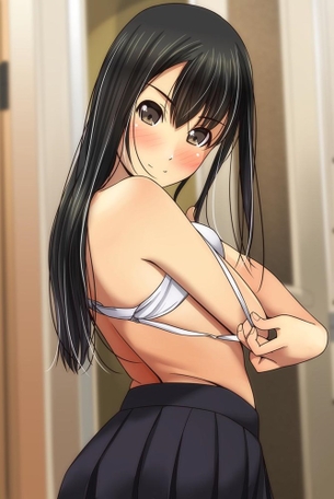 目の保養に黒髪の女の子の画像見てるわ