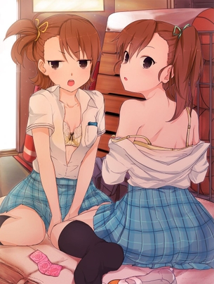 学校内で制服セックスという願望が如実に現れた画像集