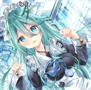 【非・微エロ】木曜日の緑髪美少女画像まとめ　その６４
