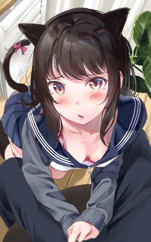【二次】黒髪の女の子がむっつりキャラみたいな風評wwwww