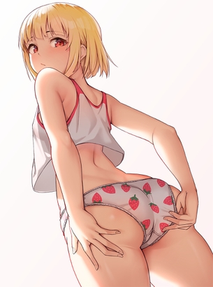 パンツのズレや食い込みが気になっちゃうパンツ修正女子！　その９