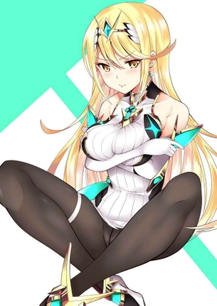 [ゼノブレイド2][エロ画像]ヒカリのマンスジで♂のスイッチが入ったよ～♪