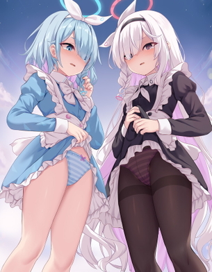 【画像】可愛すぎるメイド女の子、エッチに描かれまくる