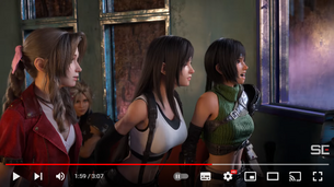 【画像】FF7新作ソシャゲのメイン女キャラの乳比べシーン、エッチすぎるｗｗｗｗｗｗｗｗｗ