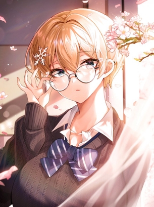 【二次】眼鏡女子画像　その３３