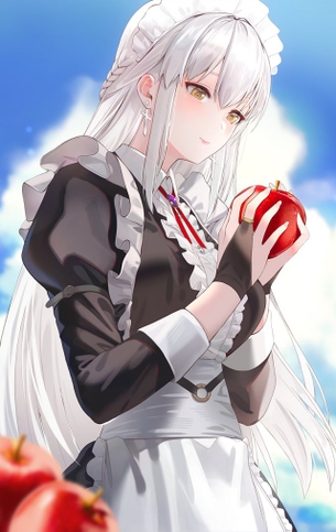 銀髪のエロい画像