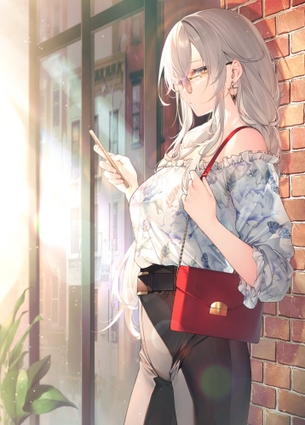 銀髪のドエロい画像