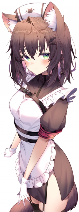 【画像】クッソエロいメイド服着た、二次女の子のシコれる画像集