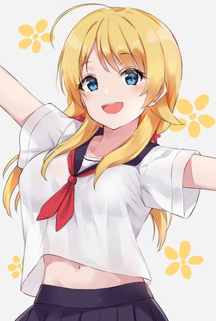 【二次元】おへそ丸出し美少女達のエロ画像 Part.14 50枚