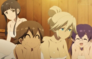アニメ『英雄教室』6話で女の子たちのエロいお風呂入浴シーンやエロい裸のシーンなど