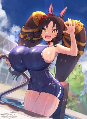 【二次】ウマ娘プリティーダービーの水着画像 ⑧