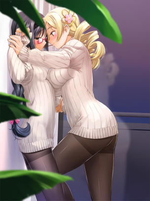 【たわわ】縦セタで強調された柔らかそうなおっぱい画像