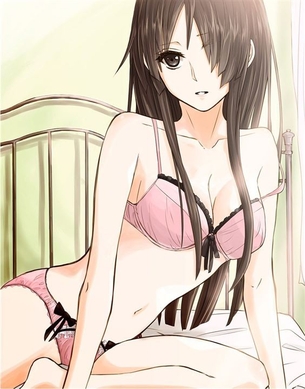 【片目隠れ】厨ニちっくな片目を隠した女の子の二次元エロ画像＆イラスト Part30
