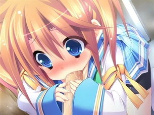 【フェラチオ】お口でご奉仕してくれる女の子の二次元エロ画像＆イラスト Part55